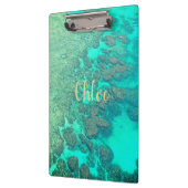 Koraalrif Caraïben turquoise oceaanwater Klembord (Links)