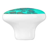 Koraalrif keramische knop (Zijkant)