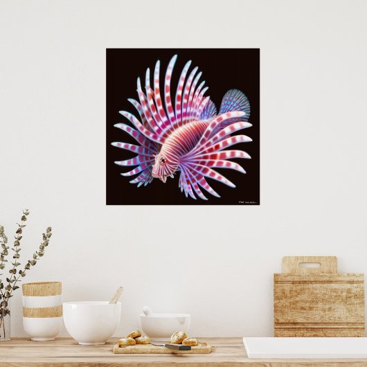 Koraalrif Lionfish Poster (Keuken)