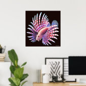 Koraalrif Lionfish Poster (Thuiskantoor)