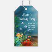 Koraalrif onder de Zee Party Cadeaulabel (Voorkant)