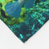 Koraalrif van Mermaid Fleece Deken (Hoek)