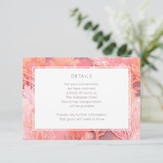 Koraalrif Vibrant Blush roze details Informatiekaartje