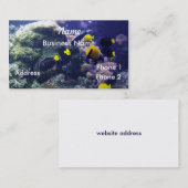 Koraalrif Visitekaartje (Voorkant / Achterkant)