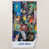 Koraalrif Zeevisdieren Fotonaam Strandlaken (Voorkant)