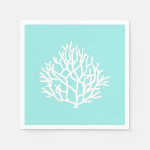 Koraalriffen Aangepaste kleuren Sierkussen Kust Servet