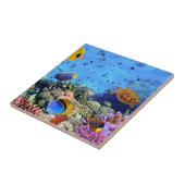 Koraalriffen voor kleurstoffen tegeltje (Zijkant)