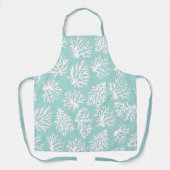 Koraalriffen zomerstrand schort (Voorkant)