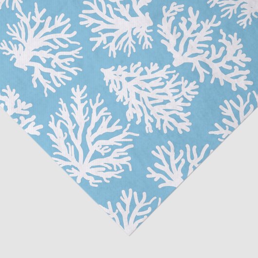 Koraalriffen zomerstrand tissuepapier (Detail)