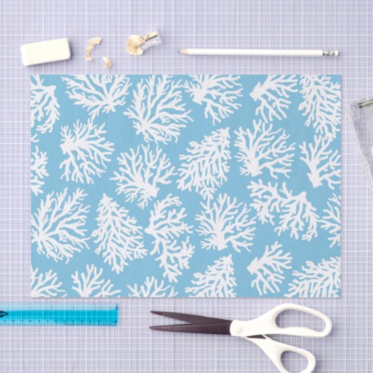 Koraalriffen zomerstrand  tissuepapier (Craft)