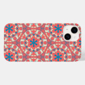 Koraalrode Pugs Hoesje (Achterkant (horizontaal))