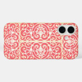 Koraalrolpatroon Case-Mate iPhone Case (Achterkant (horizontaal))