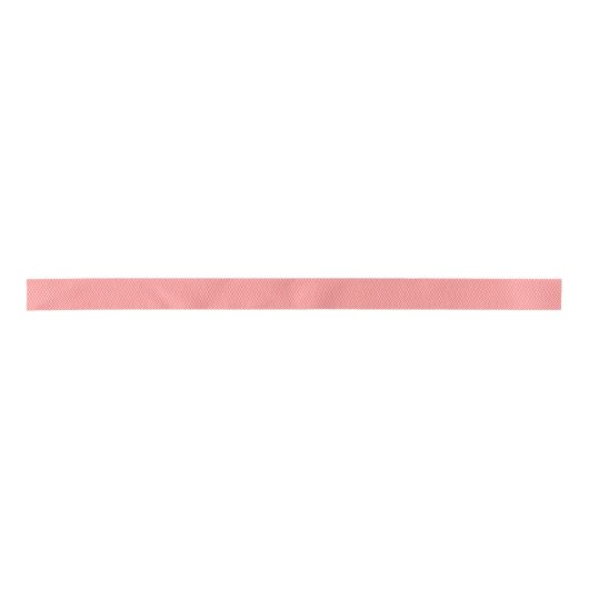 Koraalrood en wit zigzag Chevron Pattern Lint (Voorkant)