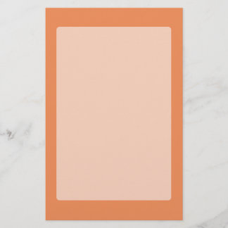 Koraalroze decor klaar om aan te passen briefpapier