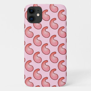 Koraalroze paisleymotief iPhone 11 hoesje