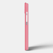 Koraalroze snoep strepen Hoesje-Mate iPhone draagt Case-Mate iPhone Case (Achterkant / Links)