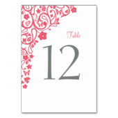 Koraalroze vlinder kaart (Achterkant)