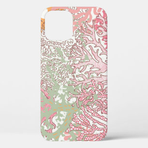 Koraalschoonheid: Onderwaterpatroon Wonderland. iPhone 12 Hoesje