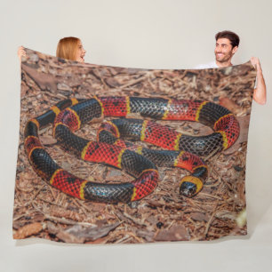 KORAALSLANG FLEECE DEKEN