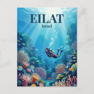 Koraalstrand Natuurreservaat, Eilat Israël Briefkaart