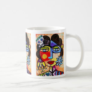 Koraalsuiker mok schedel, koffie, thee