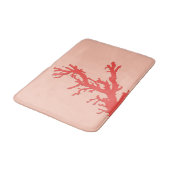 Koraaltak - schoppen van koraal sinaasappel badmat (Gekanteld)