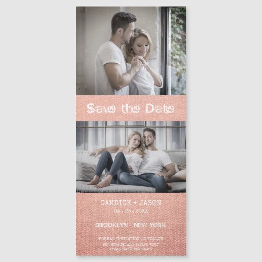 Koraaltextiel — Romantische couple (Voorkant)