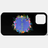 Koraalvis, blauwe zee Case-Mate iPhone case (Achterkant (horizontaal))