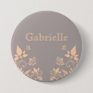 Koraalvlinder Floral Button