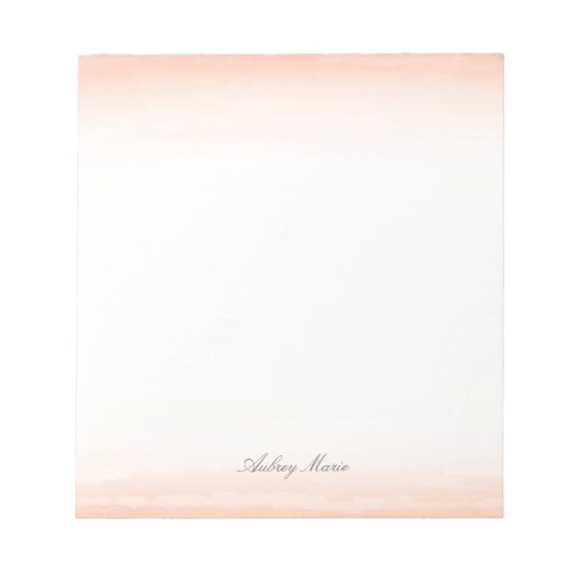 KoraalWaterverf Notitieblok (Voorkant)