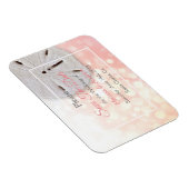 Koraalzandband - Het huwelijk sparen de Datum Magn Magneet (Rechterzijde)