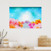 Koraalzee Poster (Keuken)