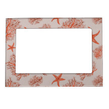 Koraalzeester-koraal-aangepaste monogram-naam