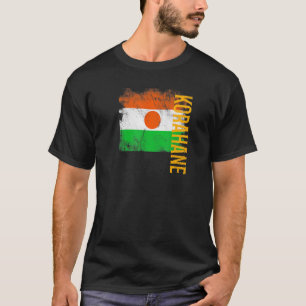 Korahane Niger vlag voor Nigeriaanse Mannen Vrouwe T-shirt
