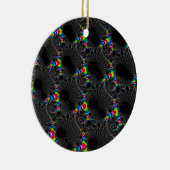 Koralen - Mandelbrot Keramisch Ornament (Rechts)