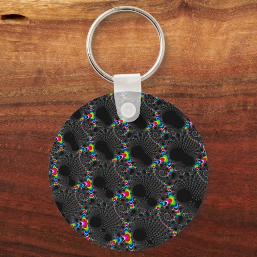 Koralen - Mandelbrot Sleutelhanger (Voorkant)