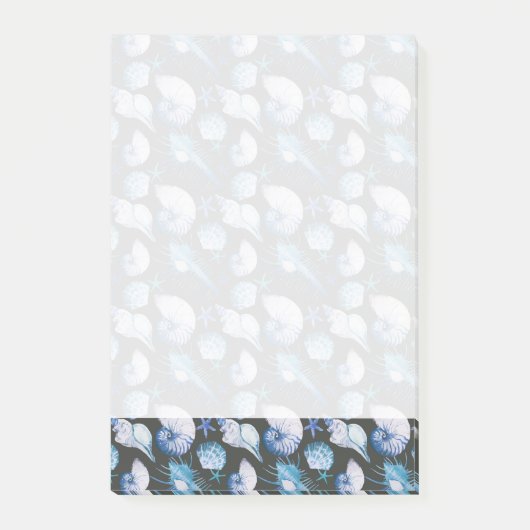 Koralen met schelpenpatroon post-it® notes (Voorkant)