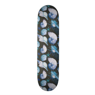 Koralen met schelpenpatroon skateboard