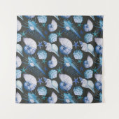 Koralen met schelpenpatroon wandkleed (Voorkant (horizontaal))