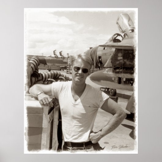 Korat AFB Thailand 1968 Afdruk Poster (Voorkant)