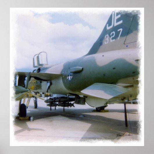 Korat AFB Thailand 1968 F-105 A2 Poster (Voorkant)