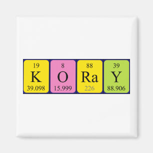 Koray periodieke table name magnet magneet