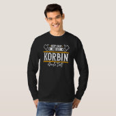 Korbin Keep Calm and let Korbin handle that T-shirt (Voorkant volledig)