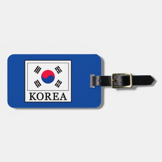 Korea Bagagelabel (Voorkant horizontaal)