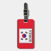 Korea Bagagelabel (Voorkant verticaal)