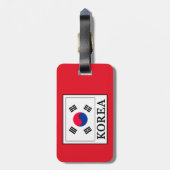 Korea Bagagelabel (Achterkant verticaal)