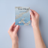 Korea Cherry Blossom White Flyer (Hand)