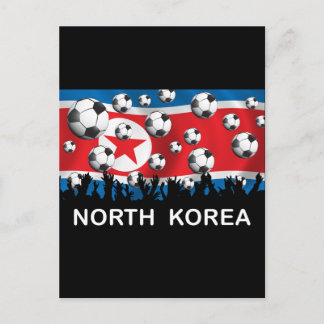Korea DPR-Football Briefkaart