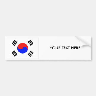 KOREA FLAG Bumpersticker