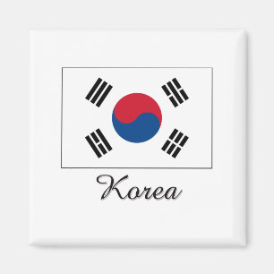 Korea Flag Design Magneet